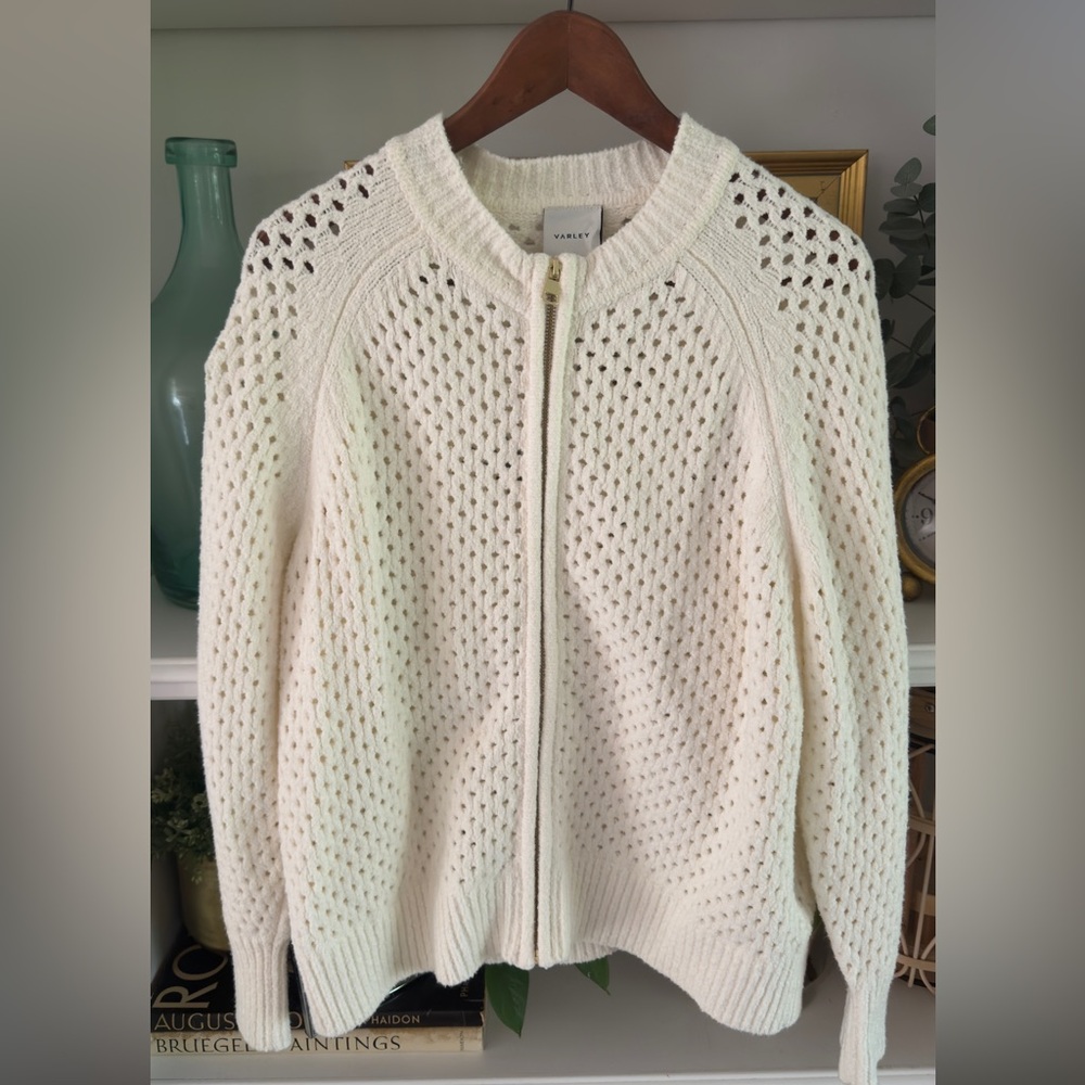 Varley open knit sweater jacket Size small - Picture 2 of 6